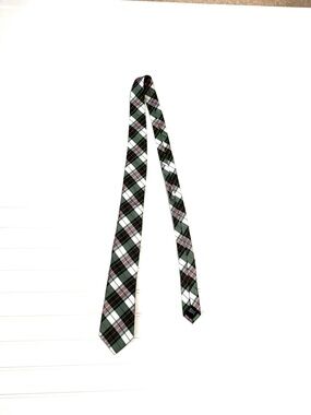CHAPS Plaid Men's Tie in Green, Blue, Red & White